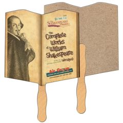 Open Book Recycled Hand Fan