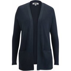 Open Front Cardigan With Pockets