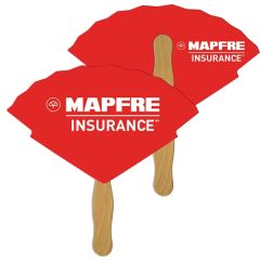 Oriental Hand Fan Full Color 2 Sides