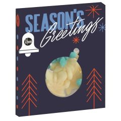 Ornament Window Box W/ Holiday Confections- Gummy Snowflakes