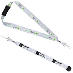 Orris RPET J-Hook Breakaway Lanyard - 36 Inch X 1 Inch