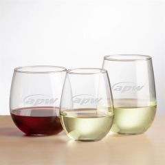 Ossington Stemless Wine - 12 Oz/16.75 Oz/17 Oz - Deep Etch