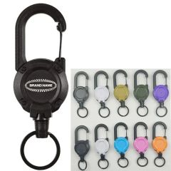 Outdoor Accessories Backpack Wire Rope Retractable Keychain