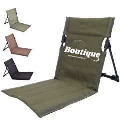 Outdoor Camping Back Cushion Portable Folding Mat Lawn Chair