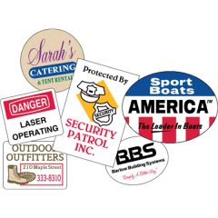 Outdoor Durable Roll Label Back Adhesive