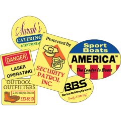 Outdoor Durable Roll Label Back Adhesive