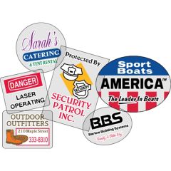 Outdoor Durable Roll Label Back Adhesive