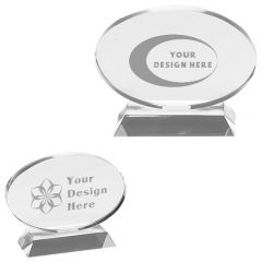 Oval Crystal Awards