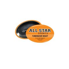 Oval Custom Buttons - 2.75 Inch  X 1.75 Inch  Inch