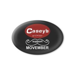 Oval Domed Magnet 2 X 3