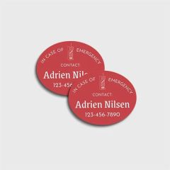 Oval Stickers 5 X 4