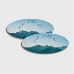 Oval Stickers 7 X 3