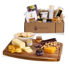 Ovale Cutting Board With Gourmet Gift Pack