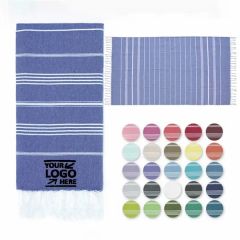 Oversized Cotton Turkish Beach Towel With Tassel