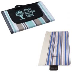 Oversized Striped Picnic And Beach Blanket