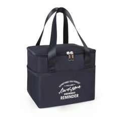 Oxford Cloth Lunch Tote Bag