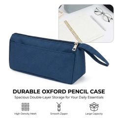 Oxford Fabric Pencil Pouch With Handle