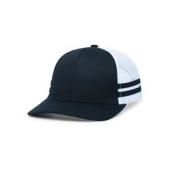 Pacific Headwear Low-Profile Stripe Trucker Cap