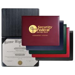 Padded Heat Sealed Diploma Holder Portrait Style