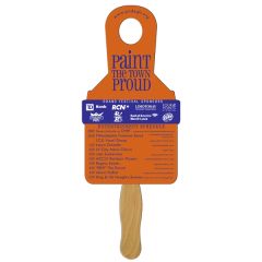 Paint Brush Hand Fan Full Color 1 Side