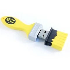 Paint Brush Molded 3D PVC USB Flash Drive