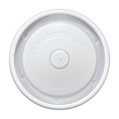 Paper Food Container Vented Lids 12 Oz- White