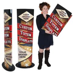 Paper Stock Totem Pole Display