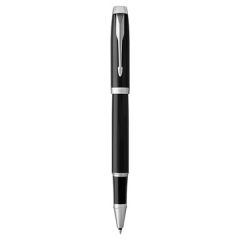 Parker Im Black Lacquer With Chrome Trim Rollerball Pen