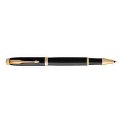Parker Im Black Lacquer With Gold Trim Rollerball Pen