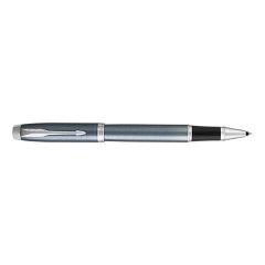 Parker Im Light Blue Gray With Chrome Trim Rollerball Pen