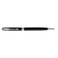 Parker Sonnet Lacquered Black Ballpoint Pen With Chrome Trim