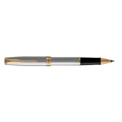 Parker Sonnet Stainless Steel Rollerball Pen/ Gold Trim