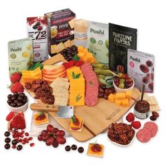 Party Board With Charcuterie Essentials