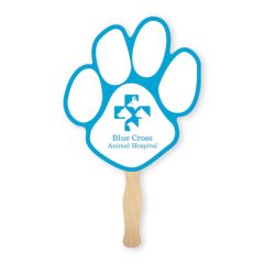 Paw Shape Hand Fan Sandwich Style