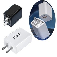 PD 20W Dual Port Fast Charger Block