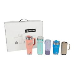 Pelican 5-PC Sample Hydration Kit In Cardboard Case W/Foam