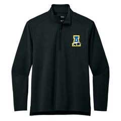 Performance Blended Long Sleeve Zip Polo