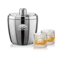 Pescara Ice Bucket & Dillard On-The-Rocks Set