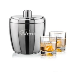 Pescara Ice Bucket & Hadley On-The-Rocks Set