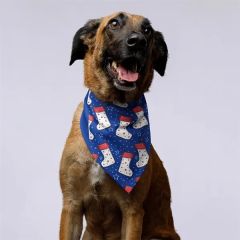 Pet Hemmed Bandana Full Color 19 X 19