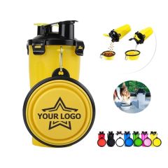 Pet Travel Water Bottle Collapsible Bowls