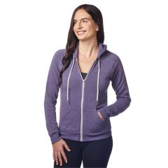 Peyton Ladies Cotton Poly Fleece Hoodie