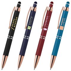 Phoenix Softy Rose Gold Classic Pen W/ Stylus - Full Color