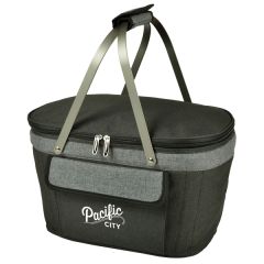 Picnic Basket Cooler - Charcoal Color