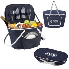 Picnic Set For 2 Cooler Basket