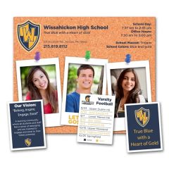 Picture Frame Magnet With 3 Punch Outs