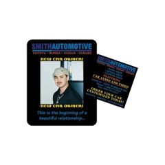 Picture Frame W/ Square Shape Cut-Out Vinyl Magnet - 20mil