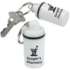 Pill Container Key Tag