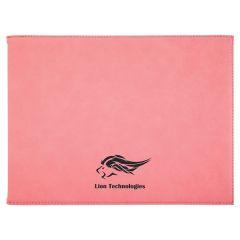 Pink Leatherette Certificate Holder