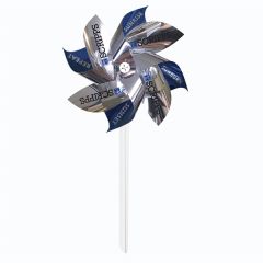 Pinwheel 1 - Silver Mylar With 5 Inch Diameter Propellers